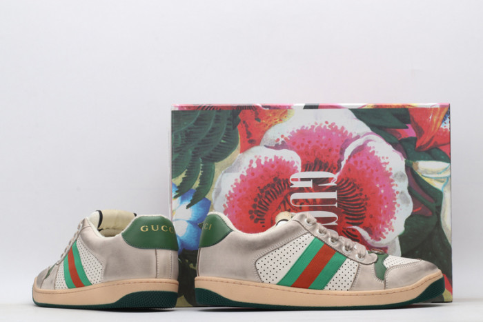 GUCC ACE EMBROIDERED LOW-TOP SNEAKER