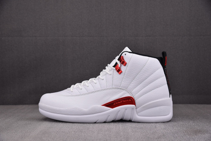 Air Jordan 12 Twist White University Red CT8013-106