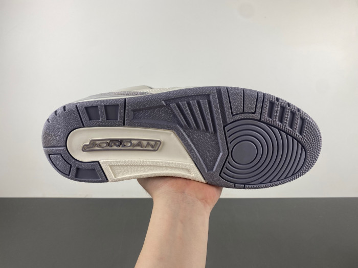 Air Jordan 3 “Sail/Metallic Silver”  CK9246-100