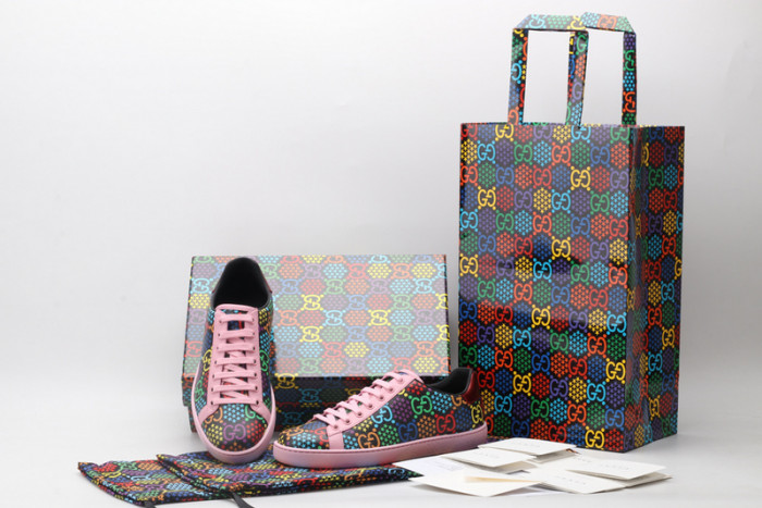 GUCC Ace Embroidered Low-Top Sneaker 610085 H2020 1115