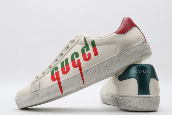 GUCC Ace Embroidered Low-Top Sneaker 576137 A38V0 9090