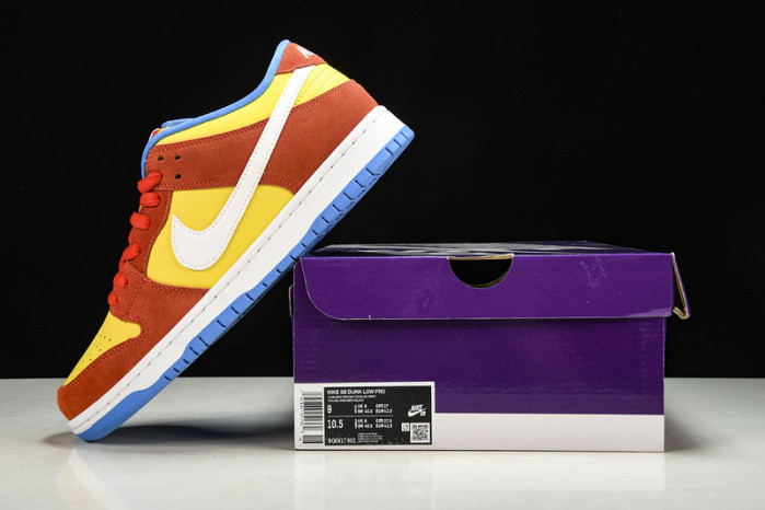 Nike SB Dunk Low “Bart Simpson”  BQ6817-602
