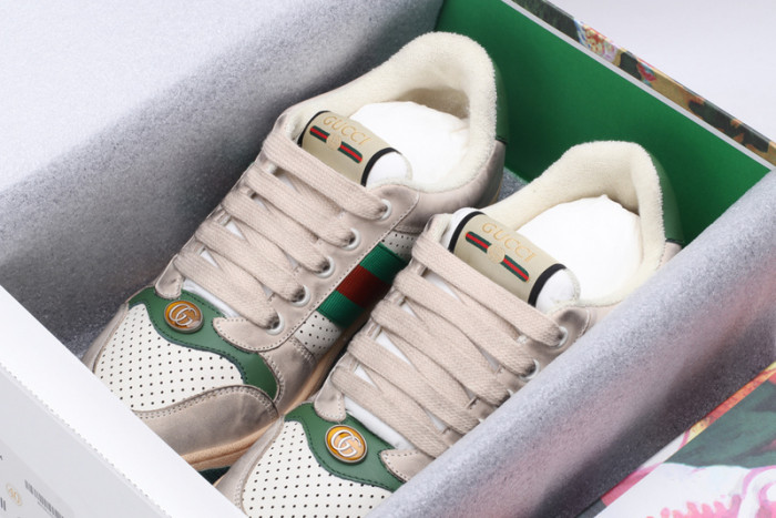 GUCC ACE EMBROIDERED LOW-TOP SNEAKER