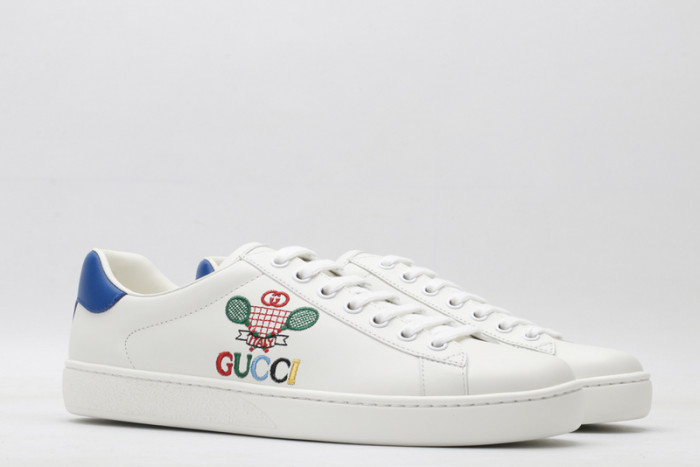 GUCC Ace Embroidered Low-Top Sneaker 603696 AY070 9096