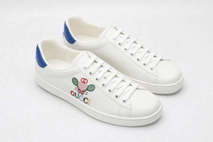 GUCC Ace Embroidered Low-Top Sneaker 603696 AY070 9096