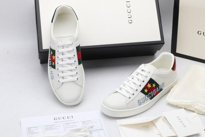 GUCC Ace Embroidered Low-Top Sneaker 603693 0FI10 9069