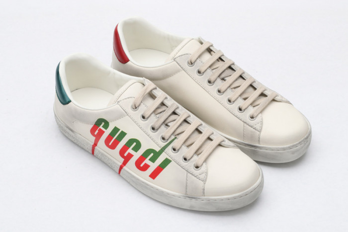 GUCC Ace Embroidered Low-Top Sneaker 576137 A38V0 9090